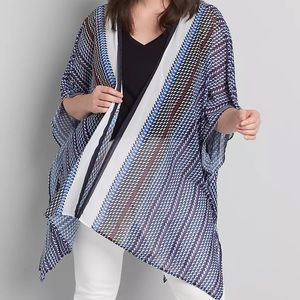 NWT Lane Bryant Overpiece Kimono